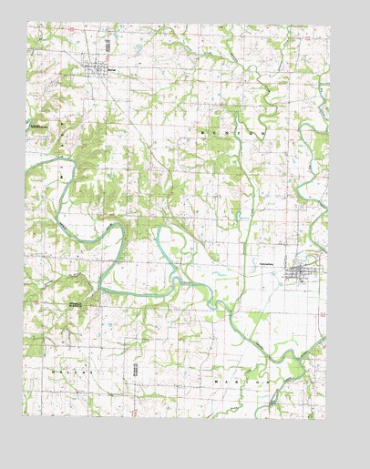 Pattonsburg, MO USGS Topographic Map