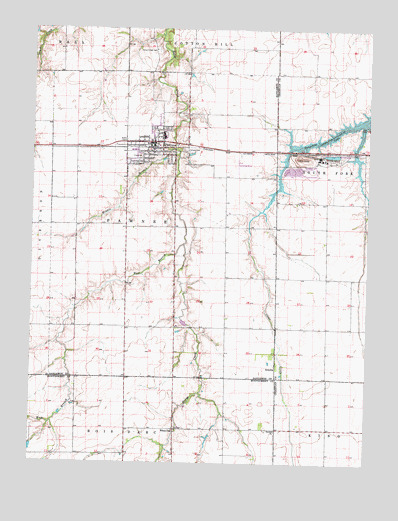 Pawnee, IL USGS Topographic Map
