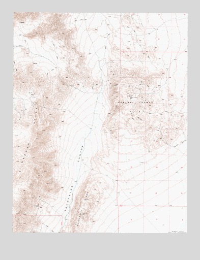 Paymaster Canyon, NV USGS Topographic Map