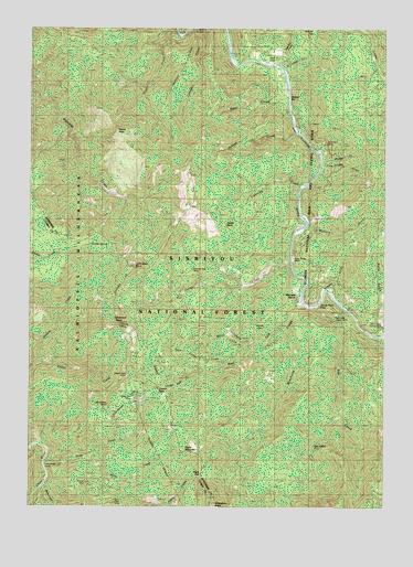 Pearsoll Peak, OR USGS Topographic Map