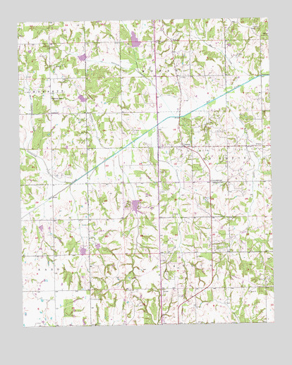 Pearson, OK USGS Topographic Map