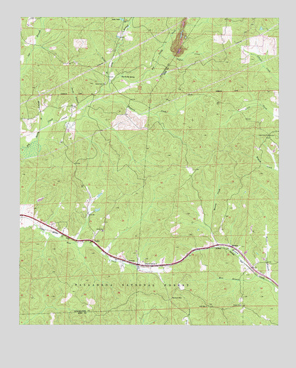 Pearson, AL USGS Topographic Map
