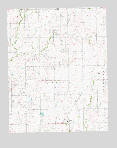 Peckham, OK USGS Topographic Map
