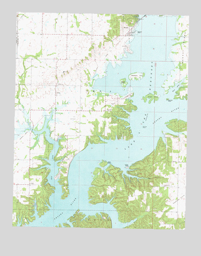 Bernice, OK USGS Topographic Map