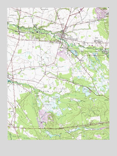 Pemberton, NJ USGS Topographic Map