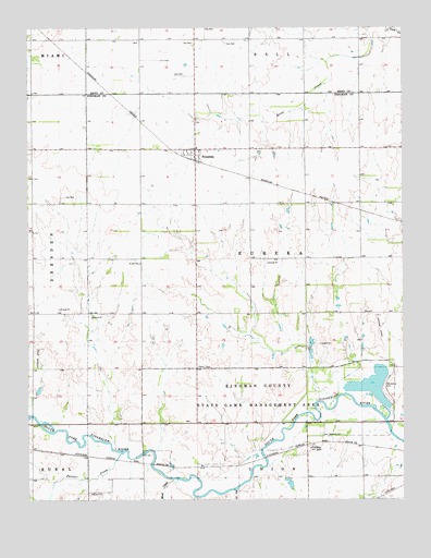 Penalosa, KS USGS Topographic Map