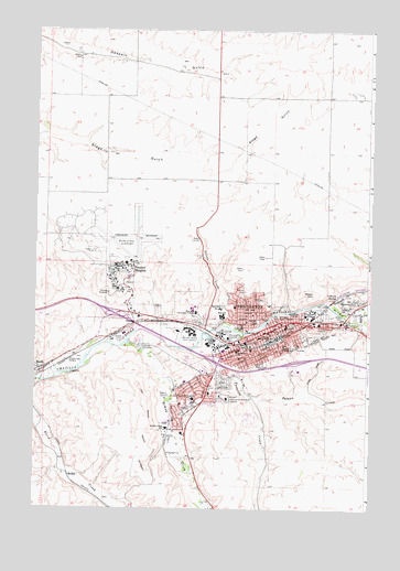 Pendleton, OR USGS Topographic Map