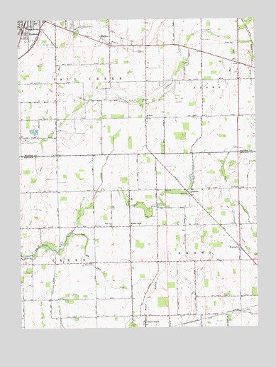 Pendleton, IN USGS Topographic Map