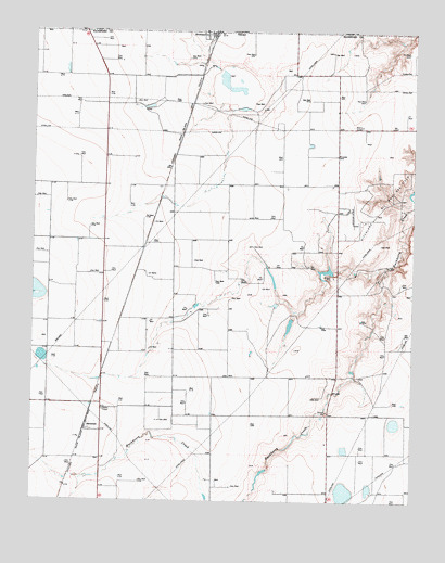 Bernstein, TX USGS Topographic Map