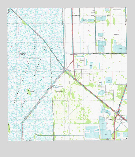 Pennsuco, FL USGS Topographic Map