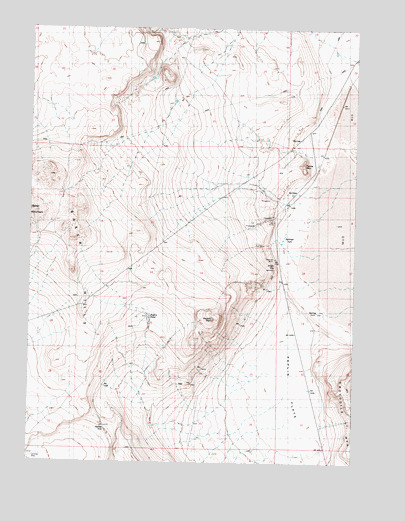 Peplin Flats, UT USGS Topographic Map