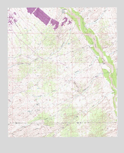 Peppersauce Wash, AZ USGS Topographic Map