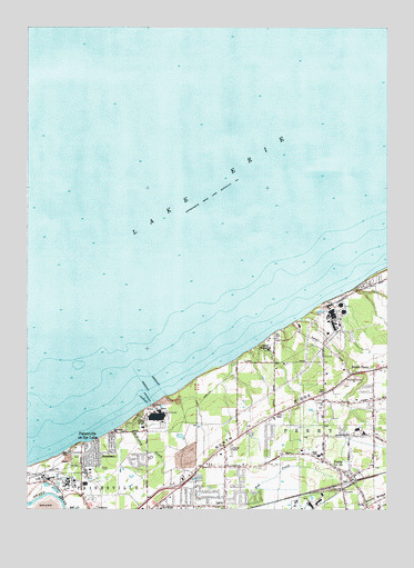 Perry, OH USGS Topographic Map