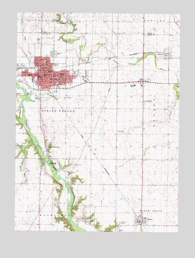 Perry, IA USGS Topographic Map