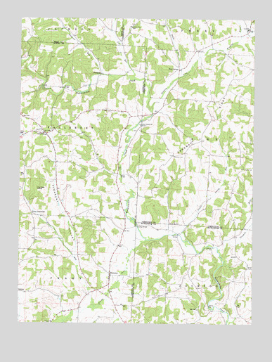 Perryton, OH USGS Topographic Map
