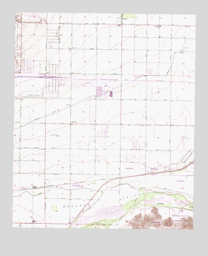 Perryville, AZ USGS Topographic Map