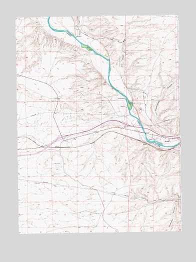 Peru, WY USGS Topographic Map