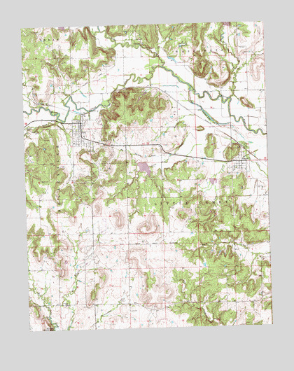 Peru, KS USGS Topographic Map
