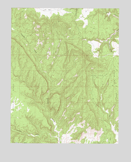 Petes Cove, UT USGS Topographic Map