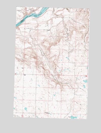 Alameda Flat, WA USGS Topographic Map