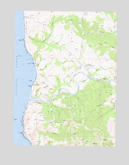 Petrolia, CA USGS Topographic Map