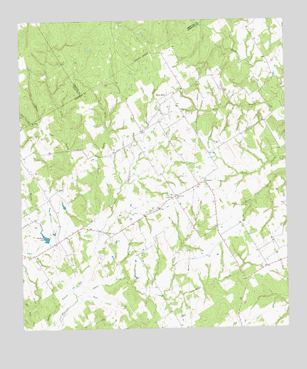 Petteway, TX USGS Topographic Map