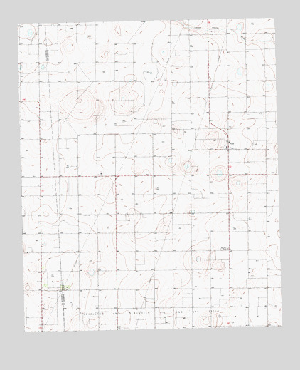 Pettit, TX USGS Topographic Map