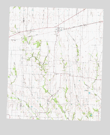 Petty, TX USGS Topographic Map
