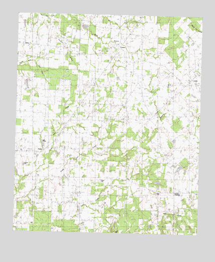 Phalba, TX USGS Topographic Map