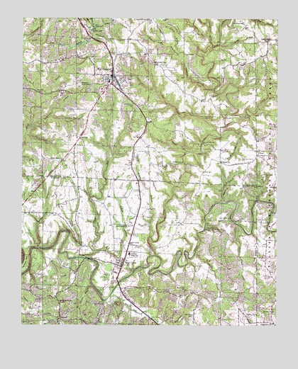Phil Campbell, AL USGS Topographic Map