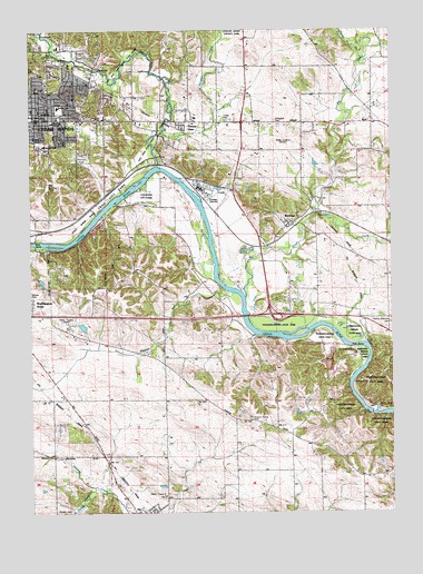 Bertram, IA USGS Topographic Map
