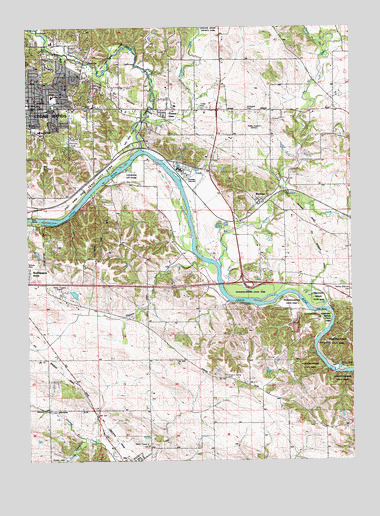 Bertram, IA USGS Topographic Map