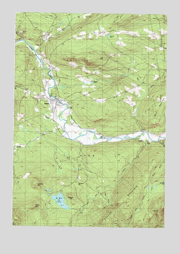 Phillips, ME USGS Topographic Map