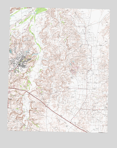 Phillips, TX USGS Topographic Map