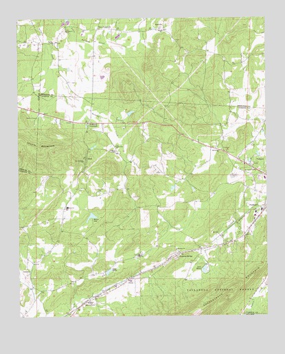 Piedmont NW, AL USGS Topographic Map