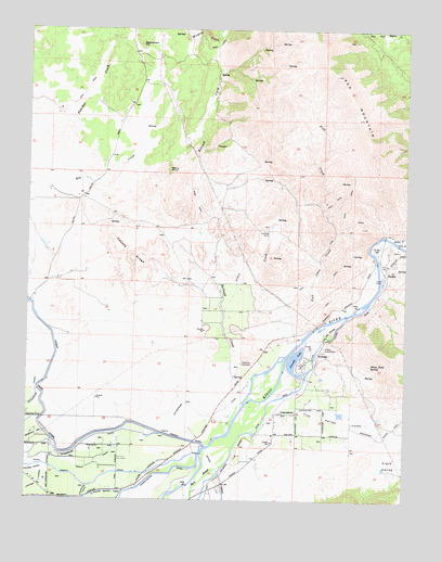 Piedra, CA USGS Topographic Map