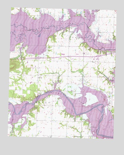 Pierce, OK USGS Topographic Map