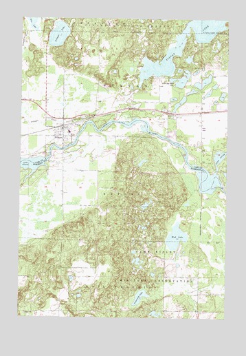Pillager, MN USGS Topographic Map