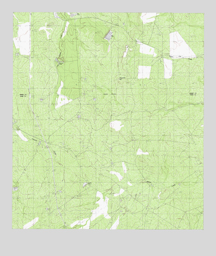 Piloncillo Hill, TX USGS Topographic Map