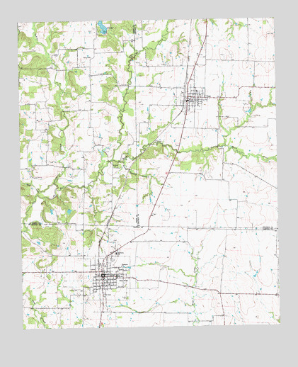 Pilot Point, TX USGS Topographic Map