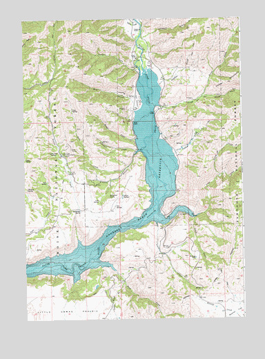 Pine, ID USGS Topographic Map