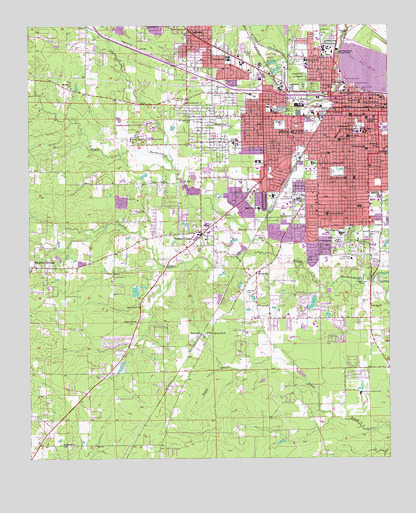 Pine Bluff, AR USGS Topographic Map