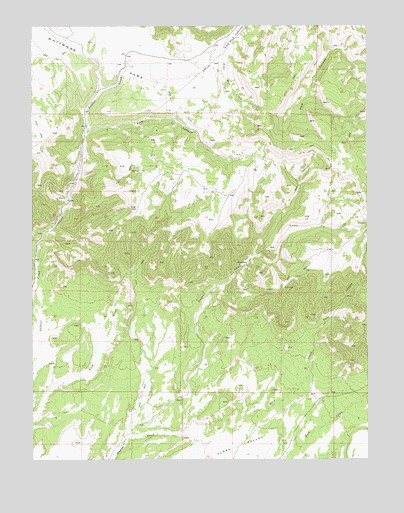 Pine Canyon, UT USGS Topographic Map
