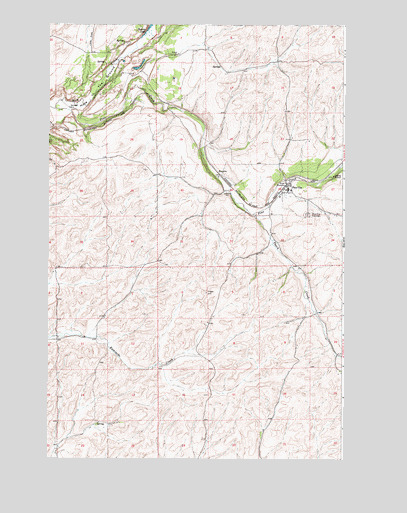 Pine City, WA USGS Topographic Map