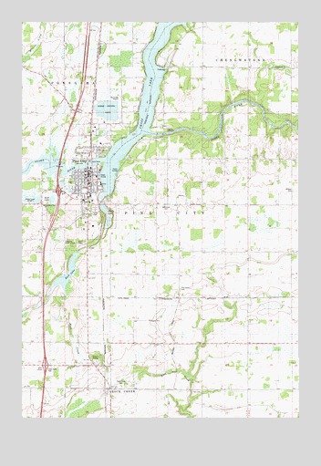 Pine City, MN USGS Topographic Map