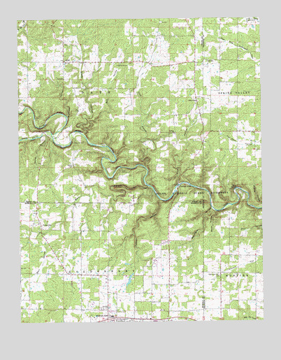 Pine Crest, MO USGS Topographic Map