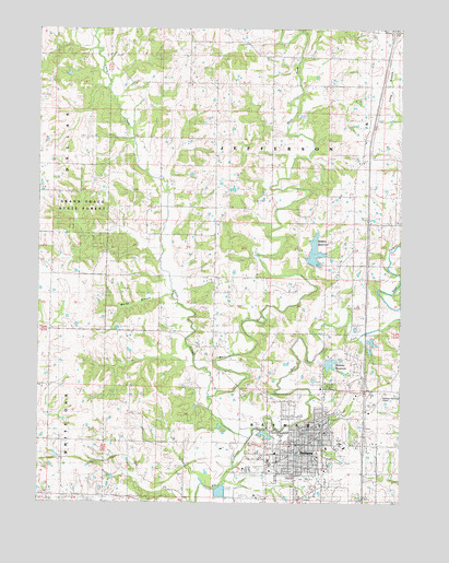 Bethany, MO USGS Topographic Map