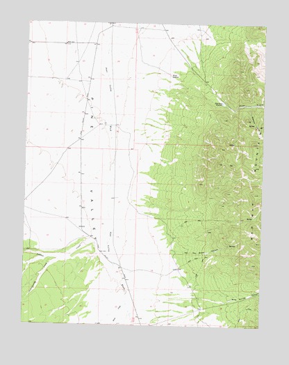 Pine Grove Reservoir, UT USGS Topographic Map