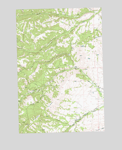 Pine Mountain, WA USGS Topographic Map