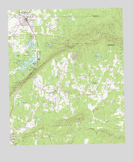 Pine Mountain, GA USGS Topographic Map